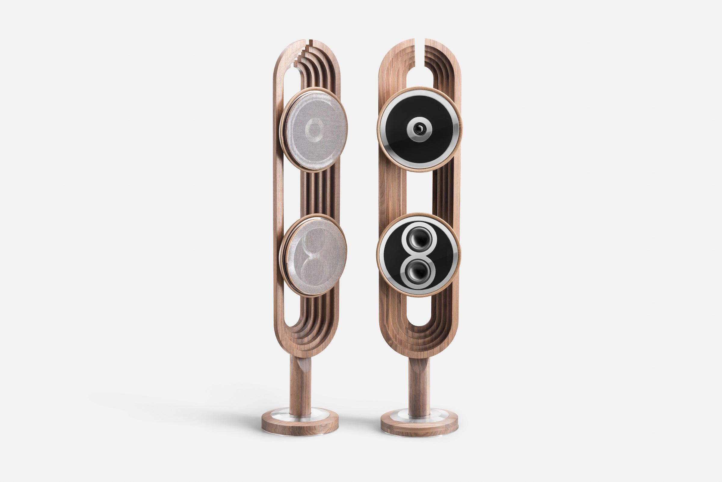 AURORA™ 2+1 system / Walnut Harmony - Luxury Hi-End Speakers